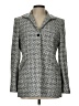 Ellen Tracy Houndstooth Gray Blazer Size 10 - photo 1