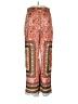 Zara Paisley Red Casual Pants Size XS - photo 1