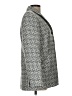 Ellen Tracy Houndstooth Gray Blazer Size 10 - photo 4
