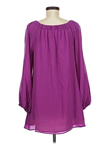 Lavender Brown Casual Dress (view 2)