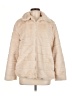 Shein 100% Polyester Ivory Faux Fur Jacket Size M - photo 1