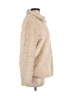 Shein 100% Polyester Ivory Faux Fur Jacket Size M - photo 4