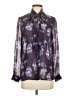 Jay Godfrey 100% Polyester Purple Long Sleeve Blouse Size 2 - photo 1