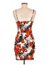 Shein Floral Orange Cocktail Dress Size 6 - photo 2