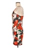 Shein Floral Orange Cocktail Dress Size 6 - photo 5