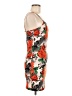 Shein Floral Orange Cocktail Dress Size 6 - photo 4