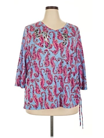 Oncue Casual 3/4 Sleeve Blouse (view 1)