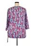 Oncue Casual 100% Polyester Blue 3/4 Sleeve Blouse Size 2X - photo 2