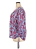 Oncue Casual 100% Polyester Blue 3/4 Sleeve Blouse Size 2X - photo 5