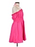 Shein Solid Pink Cocktail Dress Size 8 - photo 4
