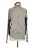Asics 100% Polyester Gray Track Jacket Size M - photo 1