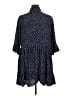 Unbranded 100% Polyester Polka Dots Blue Casual Dress Size XL - photo 2