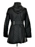 Laundry by Shelli Segal 100% Polyester Black Coat Size M - photo 2