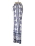 Lulus 100% Rayon Print Blue Casual Pants Size L - photo 5