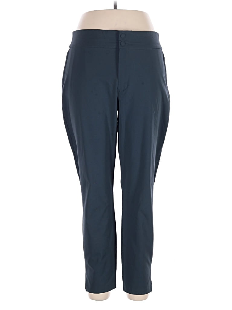 Pre-owned Eddie Bauer Active Pants In Blue
