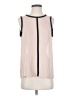 Ann Taylor LOFT 100% Polyester Pink Sleeveless Blouse Size S - photo 1