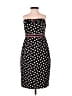 Maeve Polka Dots Black Cocktail Dress Size 8 - photo 1