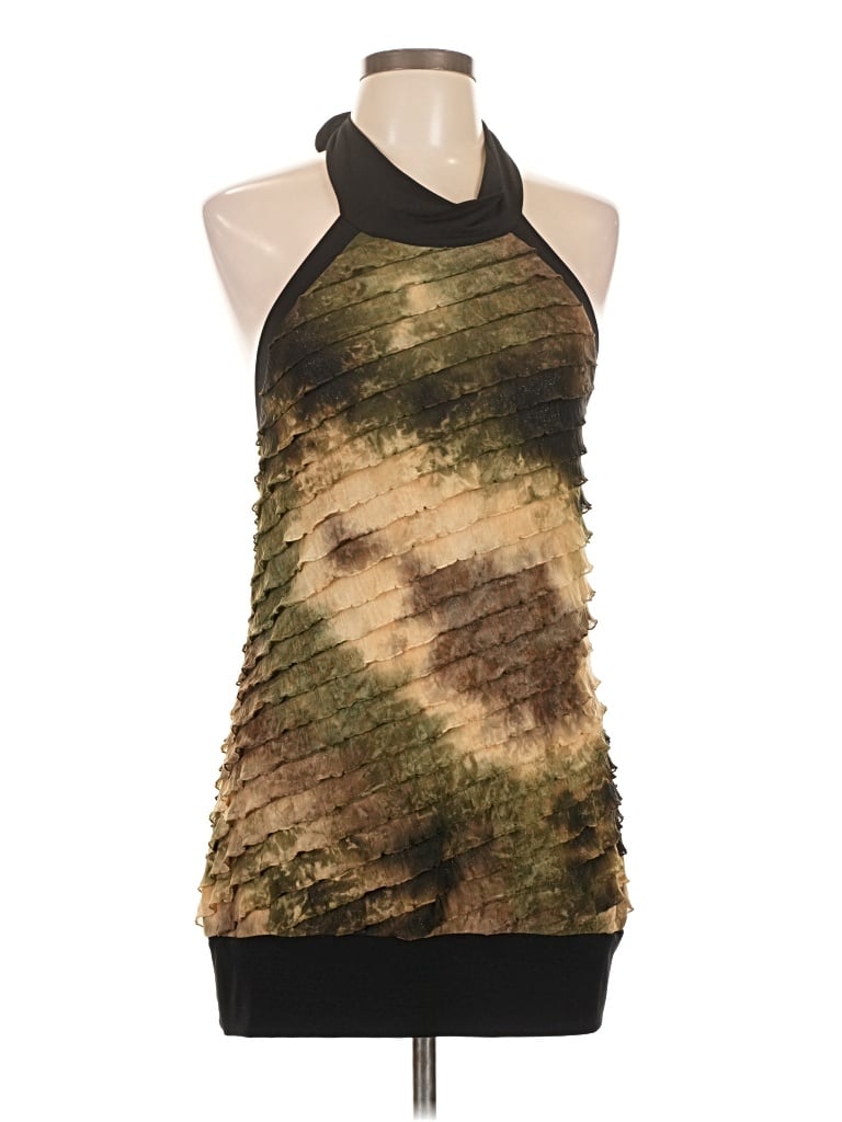 Pre-owned Studio Y Sleeveless Blouse In Green