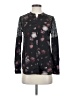 Chelsea28 100% Polyester Floral Black Long Sleeve Blouse Size XS - photo 1