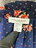 Carolina Belle Floral Blue Sleeveless Blouse Size XL - photo 7