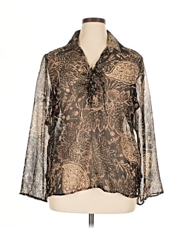 Mixit Long Sleeve Blouse (view 1)