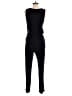 Lemon Tart Solid Black Jumpsuit Size S - photo 2