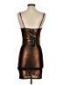 PrettyLittleThing Metallic Brown Cocktail Dress Size 2 - photo 2