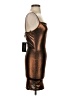 PrettyLittleThing Metallic Brown Cocktail Dress Size 2 - photo 4