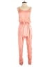 OVERLOVER Solid Pink Jumpsuit Size S - photo 1