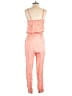 OVERLOVER Solid Pink Jumpsuit Size S - photo 2
