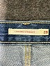 Levi's 100% Cotton Hearts Blue Jeans Size 28 waist - photo 7