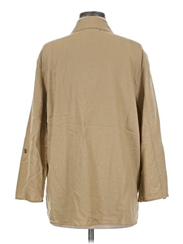 Jones New York Signature 3/4 Sleeve Button-Down Shirt (view 2)