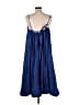 Worthington 100% Polyester Blue Casual Dress Size L - photo 2