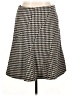 Metrostyle Houndstooth Black Wool Skirt Size 16 - photo 1