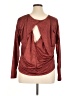 Unbranded Burgundy Long Sleeve Top Size XL (estimated) - photo 2