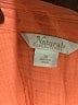 Natural Reflections Orange 3/4 Sleeve Button-Down Shirt Size 1X - photo 7