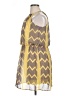 City Triangles 100% Polyester Chevron-herringbone Yellow Casual Dress Size XL - photo 5