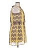 City Triangles 100% Polyester Chevron-herringbone Yellow Casual Dress Size XL - photo 4