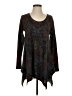 Soft Surroundings Paisley Black Gray Pullover Sweater Size XS - photo 1