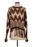 VICI Chevron-herringbone Brown Pullover Sweater Size XS - photo 1