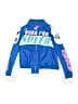 Pink Platinum 100% Polyester Graphic Blue Track Jacket Size 10 - 12 - photo 1