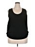 The ZigZag Stripe Black Sleeveless Top Size 3X - photo 1