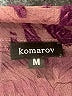 Komarov 100% Polyester Purple Long Sleeve Blouse Size M - photo 7
