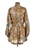 Zimmermann 100% Linen Brown Romper Size 8 (2) - photo 2