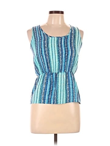 Aqua Sleeveless Blouse (view 1)