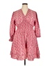Unbranded 100% Polyester Paisley Pink Casual Dress Size XXL - photo 1