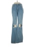 Shein Color Block Blue Jeans Size XS - photo 1