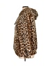 Unbranded 100% Polyester Animal Print Brown Faux Fur Jacket Size 0X - photo 5