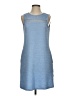 Assorted Brands Solid Blue Casual Dress Size S - photo 1