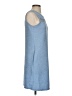 Assorted Brands Solid Blue Casual Dress Size S - photo 4